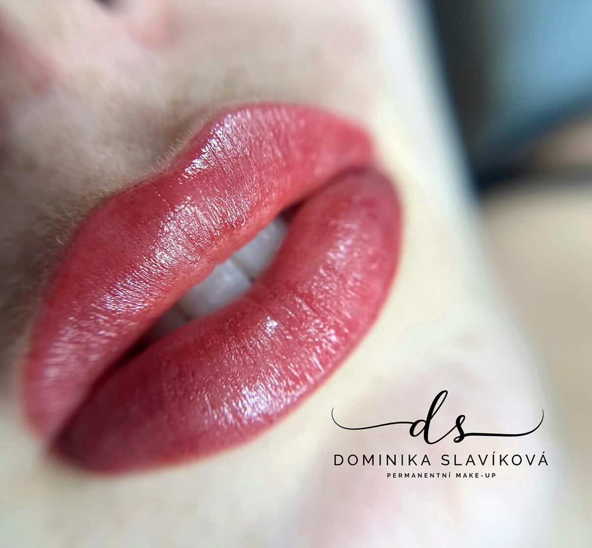 Výsledek permanentního make-upu